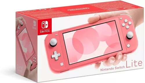 Nintendo Switch Lite 32GB Standard Coral Color by Nintendo