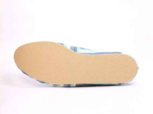 Nipa Classic Bora Espadrille - Reinforced Stitching - Cotton in Natural, Green, Blue
