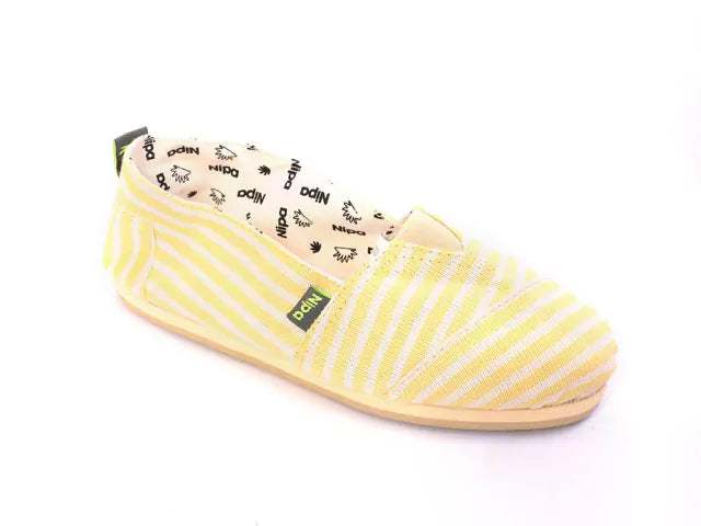 Nipa Classic Vatican Espadrille in Flat Cotton Weave with Reinforced Seams and Bicolor EVA Rubber Sole