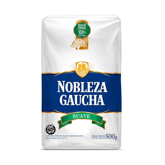 Nobleza Gaucha Suave Soft Yerba Mate, 500 g / 1.1 lb