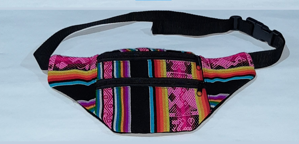 Corazón Norteño | North Argentine Style Aguayo Waist Bag - Stylish and Functional Accessory