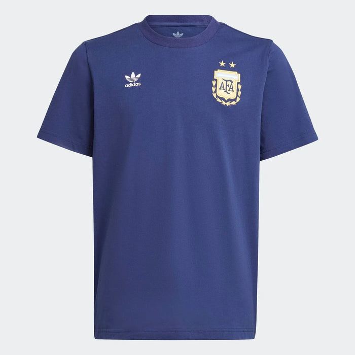 Official Argentina Essentials Classic Cotton Trefoil T-shirt of the AFA - Soft comfort