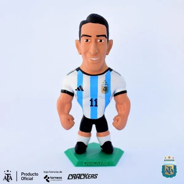 Official AFA Di María Collectible Figure - 3D Printed, Post-Processed, Handcrafted
