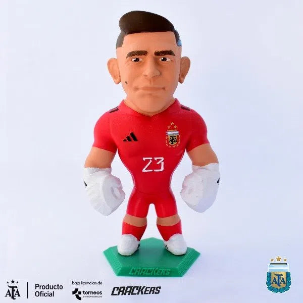 Official AFA Dibu Martinez Collectible Figure - 3D Printed, Post-Processed, Handcrafted