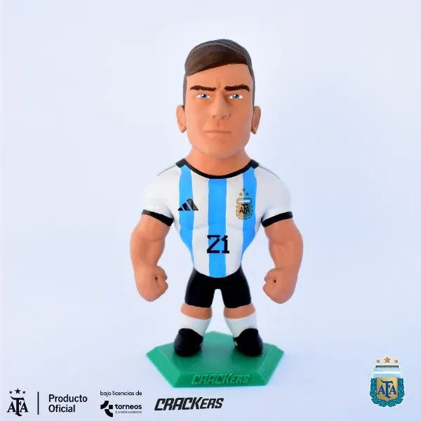 Official AFA Dybala Collectible Figure - 3D Printed, Post-Processed, Handcrafted