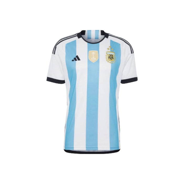 Official Argentina National Team Home Jersey - AFA Model - 3 Stars - Adidas Champion Shirt