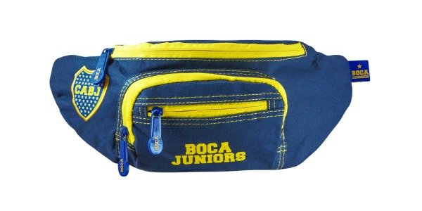 Official Boca Juniors Embroidered Crest Waist Pack Riñonera - Genuine Club Merchandise