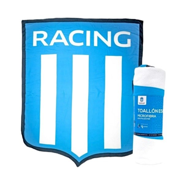 Official Racing Club Towel - Iconic Emblem | High-Quality | 140 cm x 175 cm