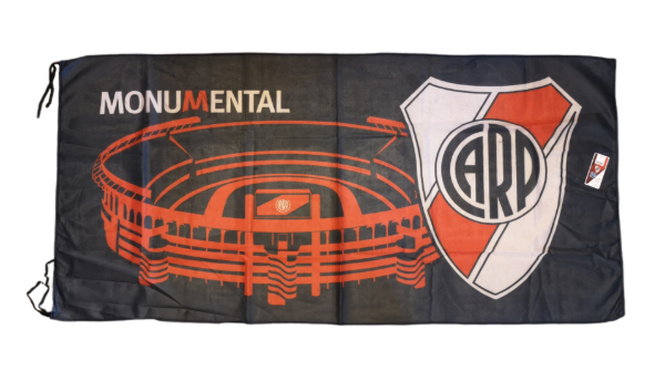 Official River Plate Flag | Estadio Monumental Emblem - Soccer Fan Essential | 90 cm x 150 cm
