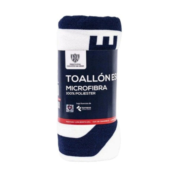 Official San Lorenzo Emblem Towel | High-Quality | 140 cm x 175 cm