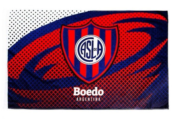 Official San Lorenzo Flag | Boedo Emblem - Essential Soccer Fan Gear | 90 cm x 150 cm