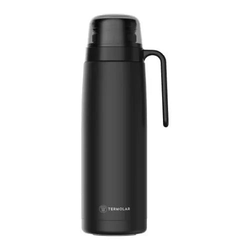 Termolar Stainless 1L Steel Mate Thermos - Black - Clickmate Spout