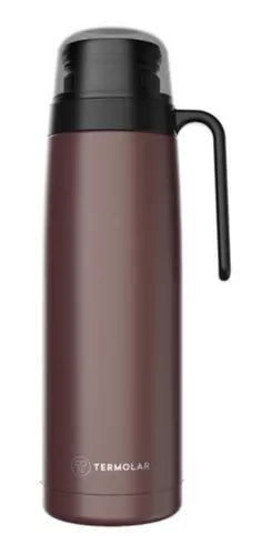 Termolar Stainless 1L Steel Mate Thermos - Bronze Model with Handle & Pour Spout