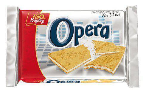 Opera Thin Sweet Orange Flavored Cream Wafers, 92 g / 3.2 oz (pack of 6)