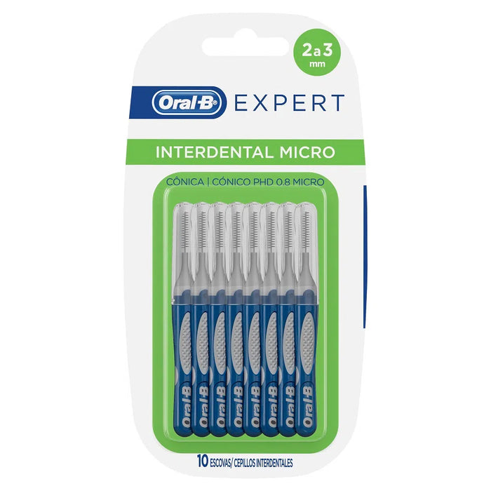Oral-B Expert Interdental Micro Brushes x 10 - Effective Dental Care for Clean Gums & Teeth