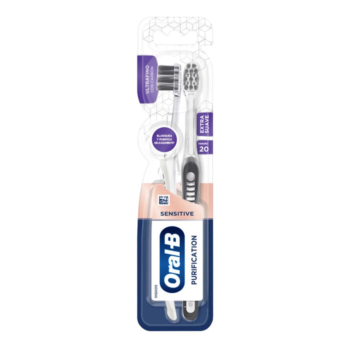 Oral B Compact : Achieve 99 % Plaque Removal - Firm Gums & Healthy Smile - Gentle on Enamel