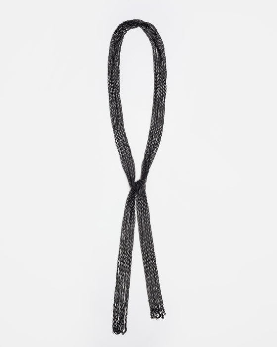 Prüne Long Scarf Necklace - Versatile Multi-Row Chain Design - Perfect for Elevating Any Outfit