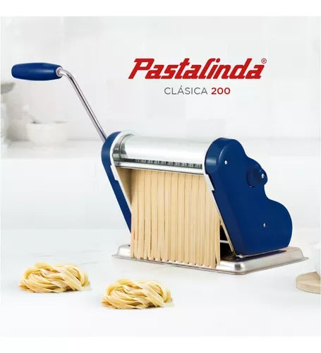 Pastalinda Classic 200 - Unique Design, Stainless Steel - Authentic Italian Pasta Maker (Various colors)