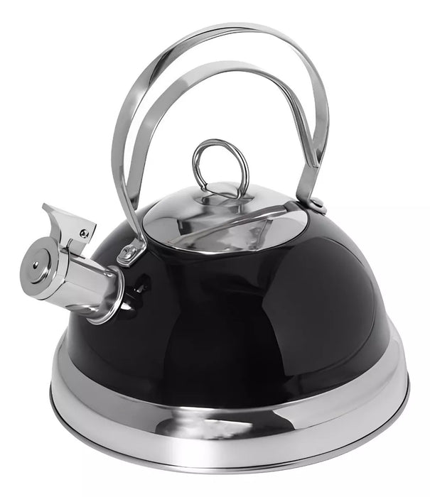 Pava Silbadora | Large Stainless Steel Whistling Kettle, 3L - Premium Tea & Coffee Pot
