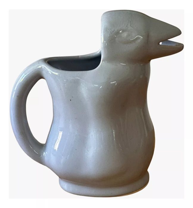 Penguin Ceramic Pitcher Gray - Pastel Colors 1 Liter Capacity by PenguinPal