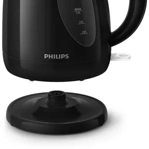 Philips Electric Kettle HD4695-90 1 Lts- Auto Cut-Off, Ergonomic Handle, Hinged Lid - Pava Eléctrica 2200 W