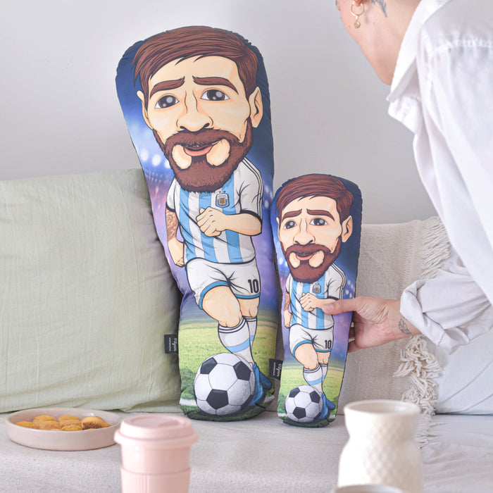 Pilgrim Argentine Soccer Player Messi XL Funny Pillow High-Quality, Super Comfy & Fun Pillow Designs