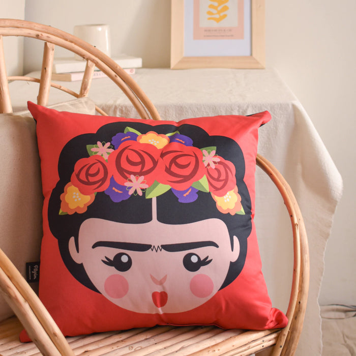 Pilgrim Frida-Inspired Oriental Character Pillow – Quality Design with a Fun Twist