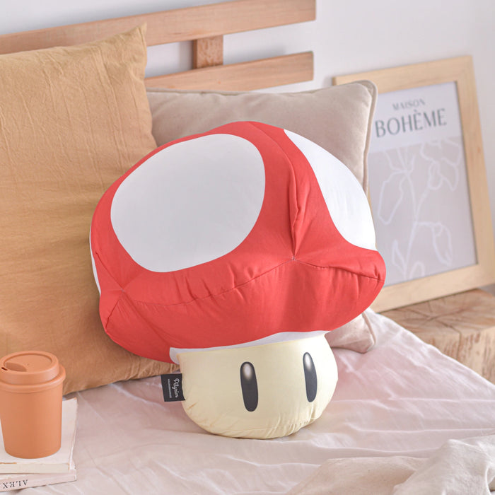 Pilgrim High-Quality Mario Mushroom Character Cushion – Fun Design, Premium Quality