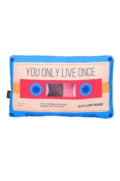 Pilgrim High-Quality, Fun Cassette-Only Live Once Character Design Pillow