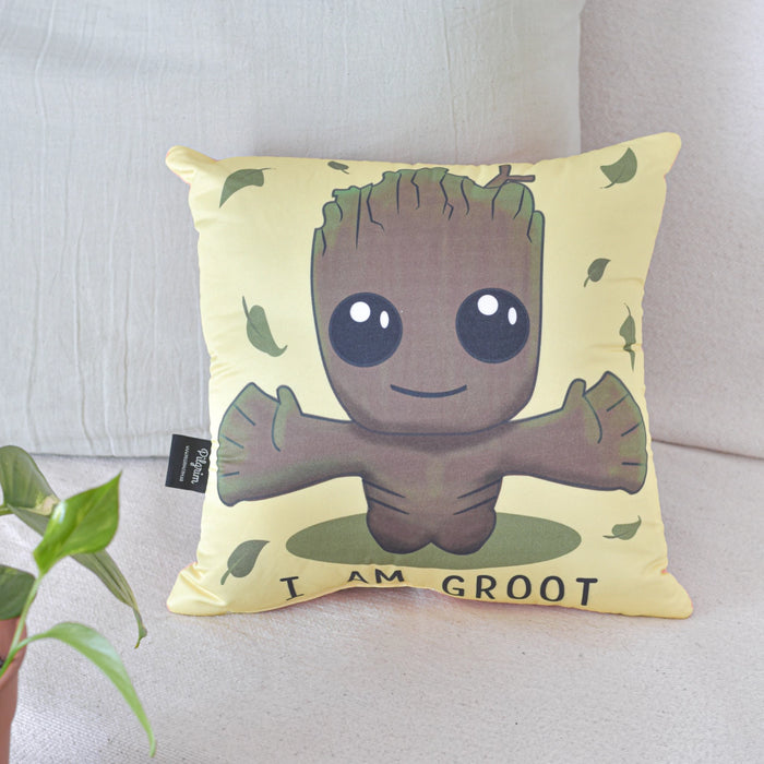 Pilgrim Premium Quality I Am Groot Character Pillow – Fun Design, High-Quality Craftsmanship