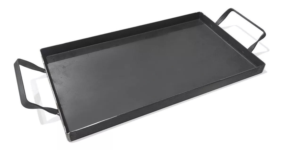 Plancha Bifera Iron Double Burner Griddle - Versatile Grill Plate for Stovetop Cooking Delights!