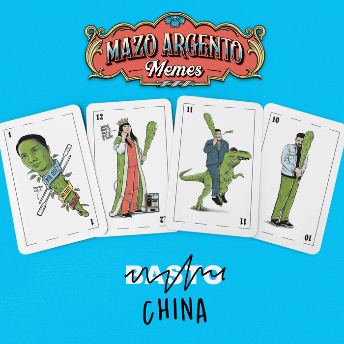 Popular Shop Presents: Mazo Argento Memes - Argentinean Meme Playing Cards for Truco Enthusiasts (Spanish)