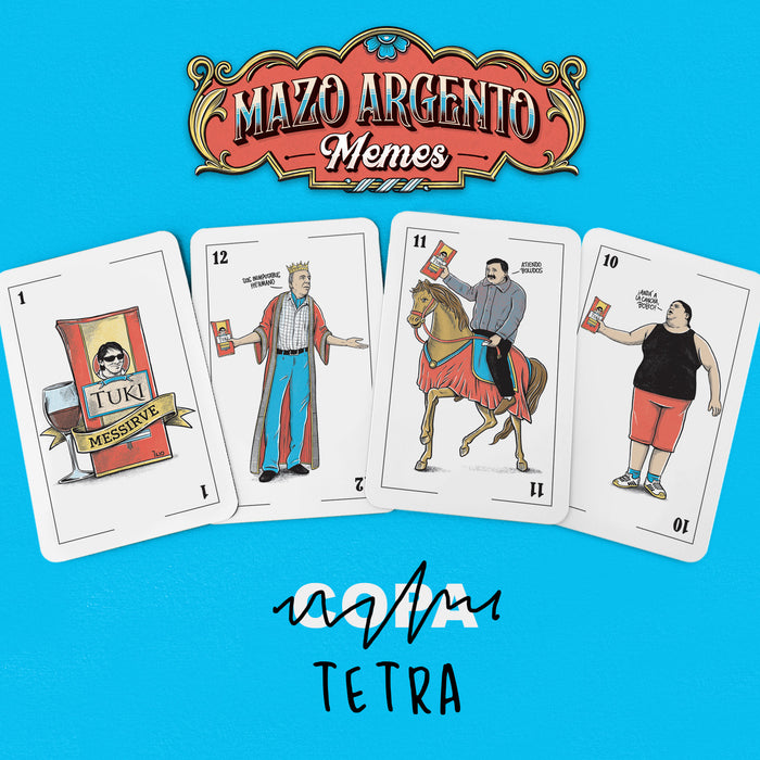 Popular Shop Presents: Mazo Argento Memes - Argentinean Meme Playing Cards for Truco Enthusiasts (Spanish)
