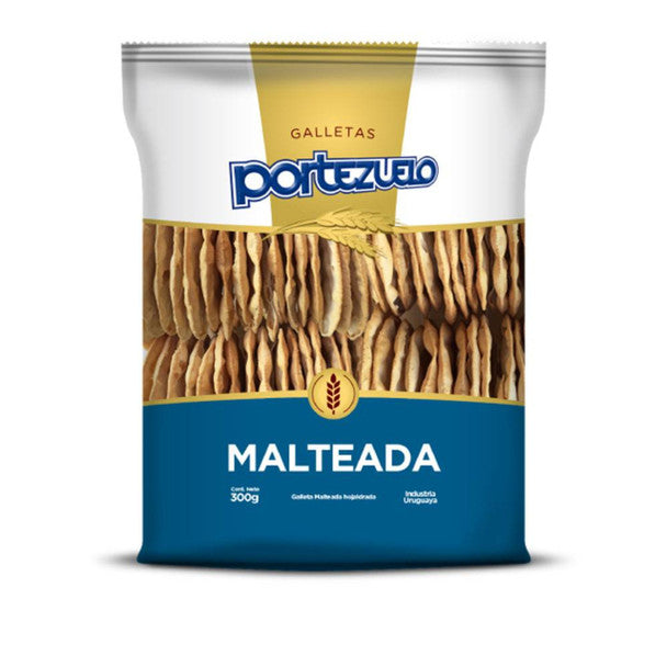 Portezuelo Galletas Malteadas Classic Crackers Thin & Crunch Cookies from Uruguay, 300 g / 10.5 oz