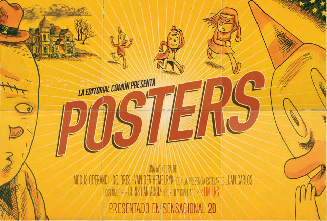 Posters, Novel Book by Liniers - La Editorial Común (Spanish)
