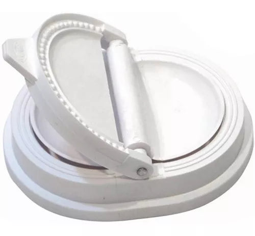 Premium 12 cm Plastic Empanada Mold - Double Crimper Closure for Perfect Seals - Durable & Easy-to-Use