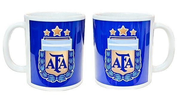 Premium Ceramic Mug - AFA Blue Shield Design, Microwave-Safe - Top Quality