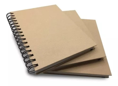 Premium Eco-Friendly Notebook by Marca Todo - A 5 Size Smooth Design, Double Ring Wire, Hardcover, 100 Sheets