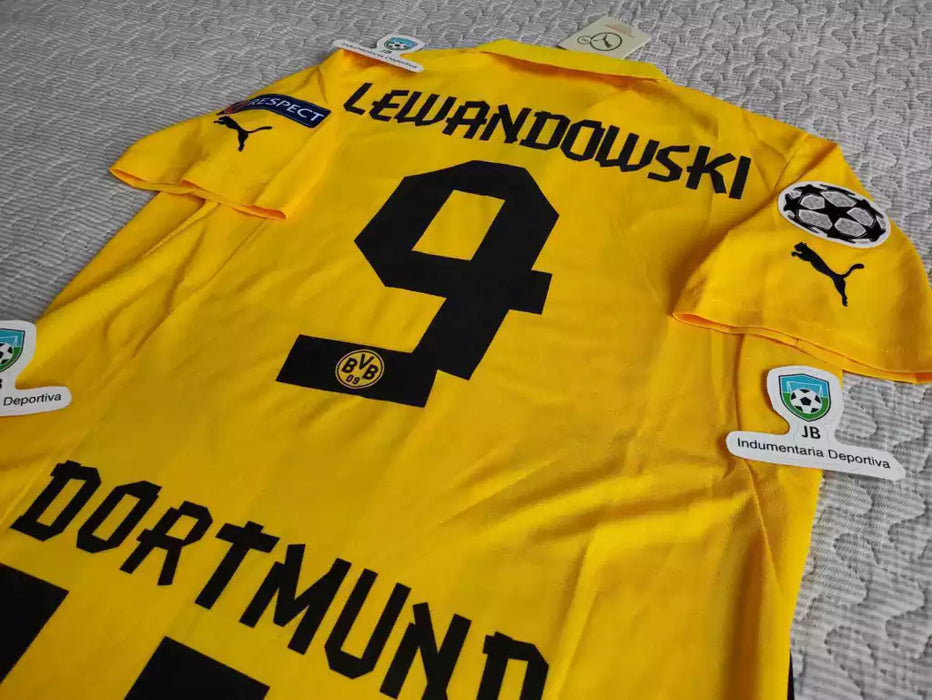 Puma Borussia Dortmund Retro 2012-13 Home Jersey #9 Lewandowski - Authentic Football Apparel
