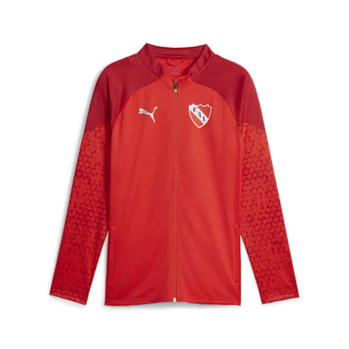 Campera de Entrenamiento de Fútbol para Hombre de Puma - Producto Oficial Rojo del Club Atlético Independiente