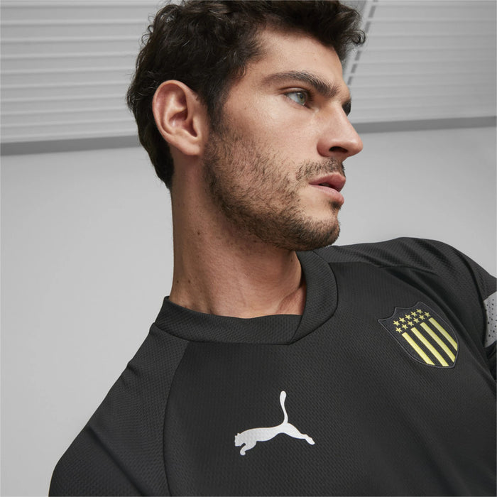 Puma Official Peñarol Uruguay Training Football Jersey - Black - Premium Quality Soccer Gear for Fans & Players