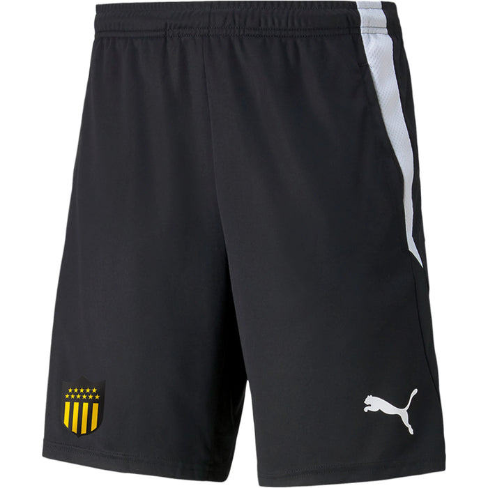 Puma Peñarol Official Training Soccer Shorts - Black - Authentic Uruguayan Football Team Gear