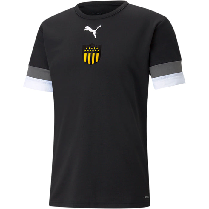 Camiseta de Entrenamiento de Fútbol Juvenil Puma Peñarol - Equipo Oficial Uruguayo de Montevideo, Uruguay