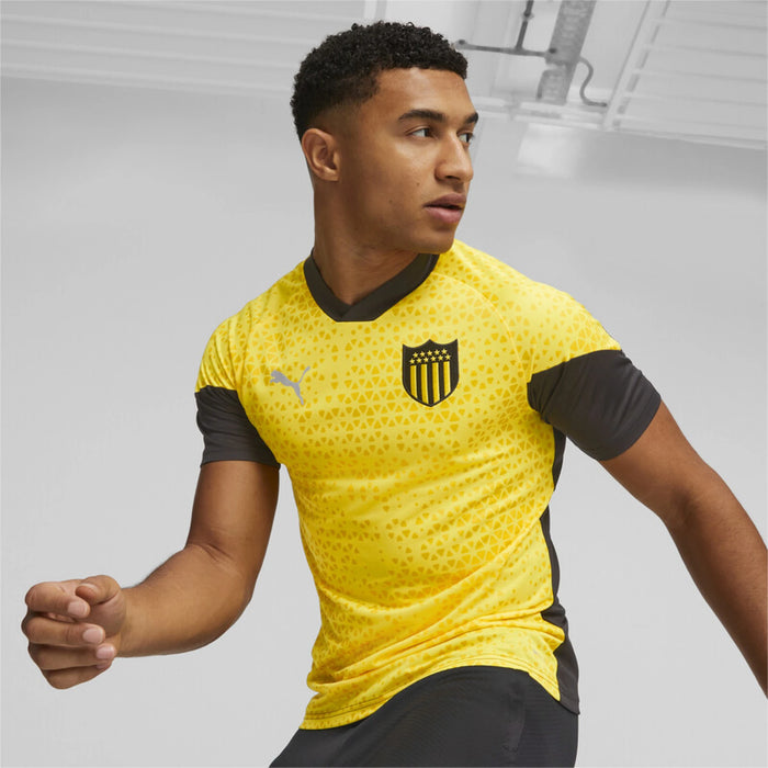 Camiseta de Entrenamiento Puma - Camiseta de Entrenamiento Oficial del Equipo de Fútbol Peñarol de Uruguay - Amarillo