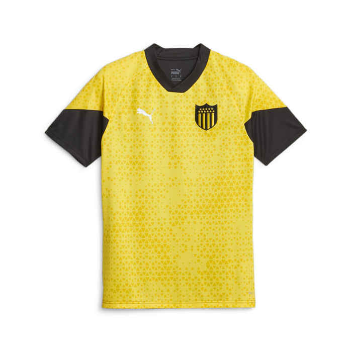 Camiseta de Entrenamiento Puma - Camiseta de Entrenamiento Oficial del Equipo de Fútbol Peñarol de Uruguay - Amarillo