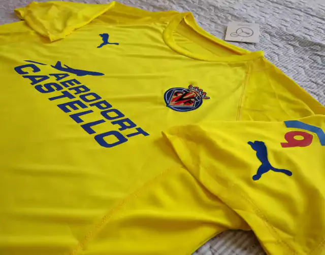 Puma Villarreal Retro 2006-07 Home Jersey - Riquelme 8 - Classic Football Shirt
