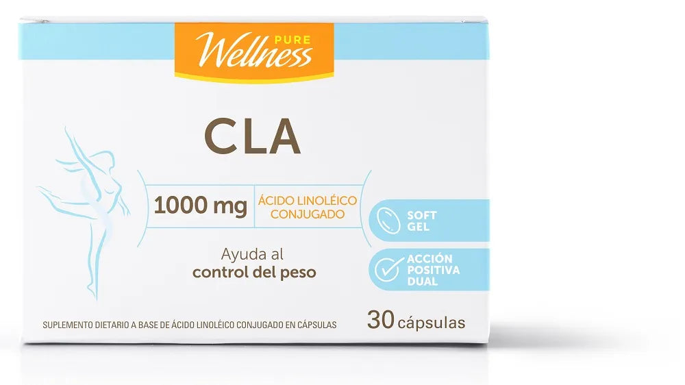 Pure Wellness | CLA Dietary Supplement - 1000mg x 30 Softgels