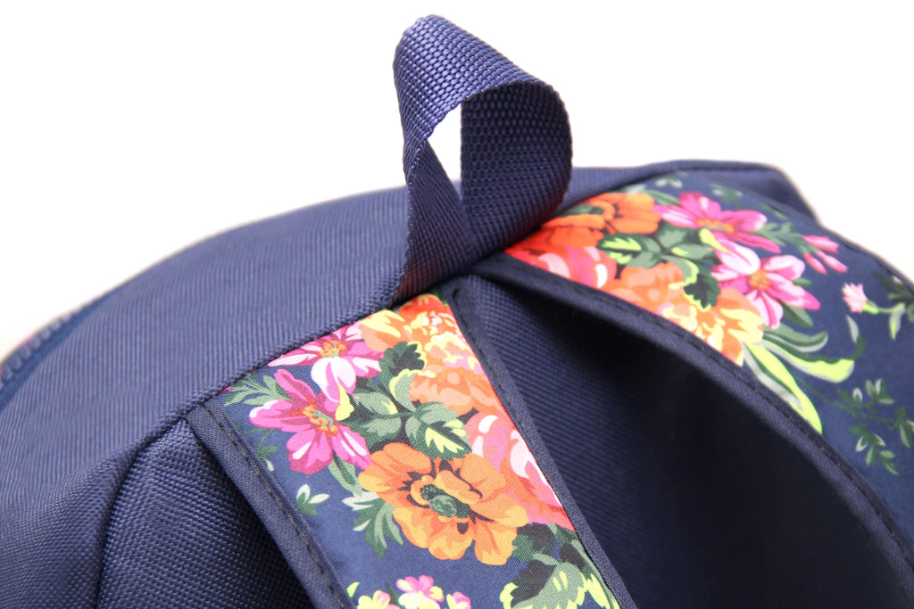 Puro Vegan Backpack with Notebook Sleeve - Antique Bronze Zippers - External Zippered Pocket & Internal Compartment