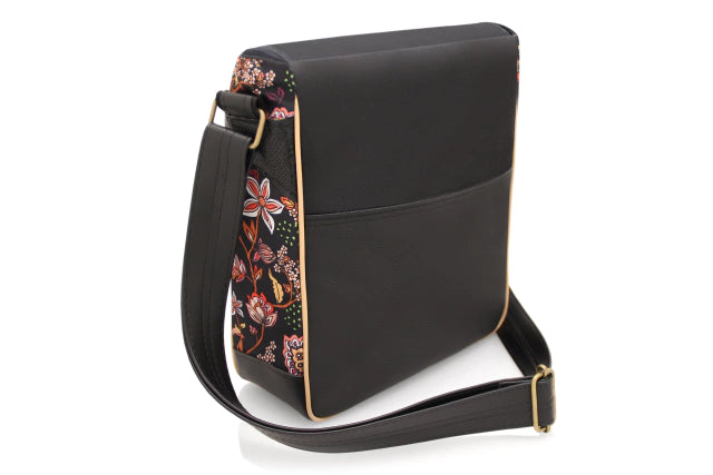 Puro Vegan Mini Sling Bag Stylish Backpack-Style Purse with Printed Fabrics and Synthetic Leathers