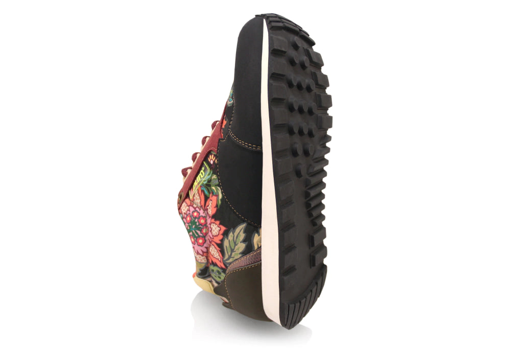 Puro Vegan Product with Zigzag Stitching, Reinforced Microfiber Upper, 2-Tone EVA Rubber Base, and Rubber Outsole